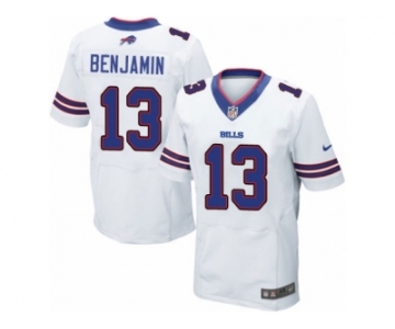 Men Nike Buffalo Bills #13 Kelvin Benjamin Elite White NFL Jersey