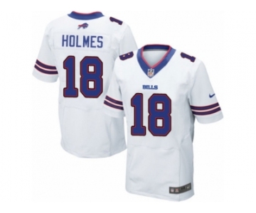 Men Nike Buffalo Bills #18 Andre Holmes Elite White NFL Jersey