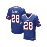 Men Nike Buffalo Bills #28 E.J. Gaines Elite Royal Blue Team Color NFL Jersey