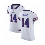 Men's Buffalo Bills #14 Stefon Diggs White Vapor Untouchable Elite Player Football Jersey