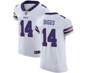 Men's Buffalo Bills #14 Stefon Diggs White Vapor Untouchable Elite Player Football Jersey