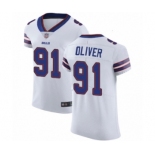 Men's Buffalo Bills #91 Ed Oliver White Vapor Untouchable Elite Player Football Jersey