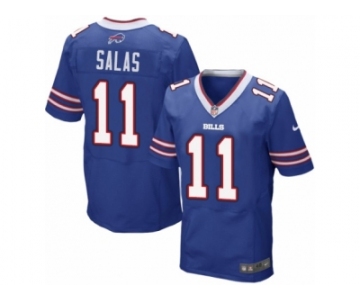 Men's Nike Buffalo Bills #11 Greg Salas Elite Royal Blue Team Color NFL Jersey