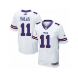 Men's Nike Buffalo Bills #11 Greg Salas Elite White NFL Jersey