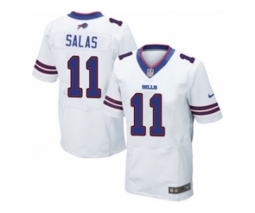 Men's Nike Buffalo Bills #11 Greg Salas Elite White NFL Jersey