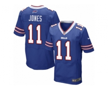 Men's Nike Buffalo Bills #11 Zay Jones Elite Royal Blue Team Color NFL Jersey