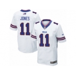 Men's Nike Buffalo Bills #11 Zay Jones Elite White NFL Jersey