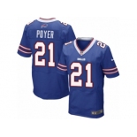 Men's Nike Buffalo Bills #21 Jordan Poyer Elite Royal Blue Team Color NFL Jersey