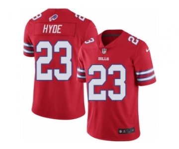 Men's Nike Buffalo Bills #23 Micah Hyde Elite Red Rush NFL Jersey