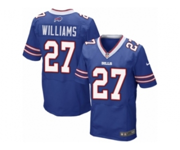 Men's Nike Buffalo Bills #27 Duke Williams Elite Royal Blue Team Color NFL Jersey