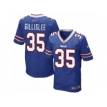 Men's Nike Buffalo Bills #35 Mike Gillislee Elite Royal Blue Team Color NFL Jersey