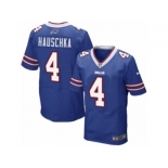 Men's Nike Buffalo Bills #4 Stephen Hauschka Elite Royal Blue Team Color NFL Jersey