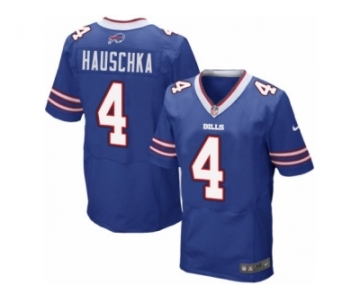 Men's Nike Buffalo Bills #4 Stephen Hauschka Elite Royal Blue Team Color NFL Jersey