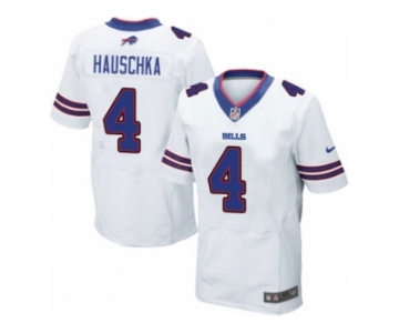 Men's Nike Buffalo Bills #4 Stephen Hauschka Elite White NFL Jersey