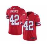 Men's Nike Buffalo Bills #42 Patrick DiMarco Elite Red Rush NFL Jersey