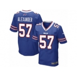 Men's Nike Buffalo Bills #57 Lorenzo Alexander Elite Royal Blue Team Color NFL Jersey