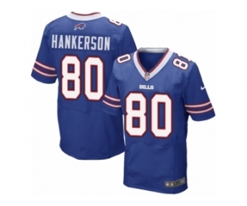 Men's Nike Buffalo Bills #80 Leonard Hankerson Elite Royal Blue Team Color NFL Jersey