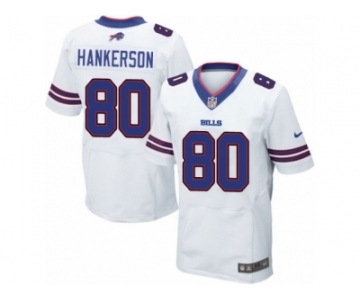 Men's Nike Buffalo Bills #80 Leonard Hankerson Elite White NFL Jersey