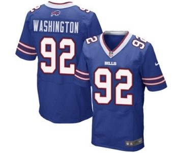 Men's Nike Buffalo Bills #92 Adolphus Washington Elite Royal Blue NFL Jersey