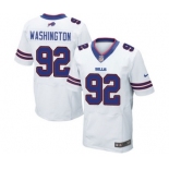 Men's Nike Buffalo Bills #92 Adolphus Washington Elite White NFL Jersey