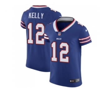 Nike Buffalo Bills #12 Jim Kelly Royal Blue Team Color Men Stitched NFL Vapor Untouchable Elite Jersey