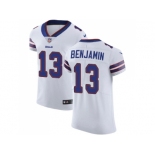 Nike Buffalo Bills #13 Kelvin Benjamin White Men Stitched NFL Vapor Untouchable Elite Jersey