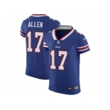 Nike Buffalo Bills #17 Josh Allen Royal Blue Team Color Men Stitched NFL Vapor Untouchable Elite Jersey