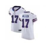 Nike Buffalo Bills #17 Josh Allen White Men Stitched NFL Vapor Untouchable Elite Jersey