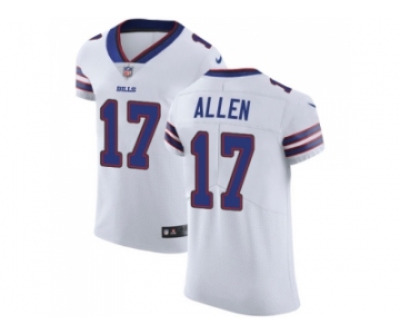 Nike Buffalo Bills #17 Josh Allen White Men Stitched NFL Vapor Untouchable Elite Jersey