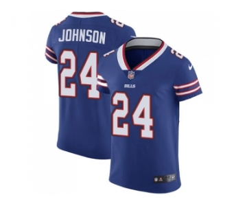 Nike Buffalo Bills #24 Taron Johnson Royal Blue Team Color Men Stitched NFL Vapor Untouchable Elite Jersey