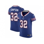 Nike Buffalo Bills #32 O. J. Simpson Royal Blue Team Color Men Stitched NFL Vapor Untouchable Elite Jersey