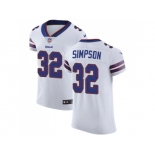 Nike Buffalo Bills #32 O. J. Simpson White Men Stitched NFL Vapor Untouchable Elite Jersey