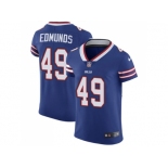 Nike Buffalo Bills #49 Tremaine Edmunds Royal Blue Team Color Men Stitched NFL Vapor Untouchable Elite Jersey