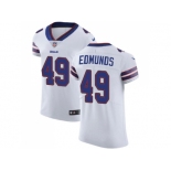 Nike Buffalo Bills #49 Tremaine Edmunds White Men Stitched NFL Vapor Untouchable Elite Jersey