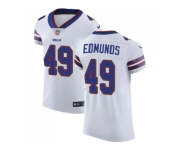 Nike Buffalo Bills #49 Tremaine Edmunds White Men Stitched NFL Vapor Untouchable Elite Jersey