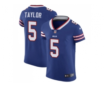 Nike Buffalo Bills #5 Tyrod Taylor Royal Blue Team Color Men Stitched NFL Vapor Untouchable Elite Jersey