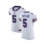 Nike Buffalo Bills #5 Tyrod Taylor White Men Stitched NFL Vapor Untouchable Elite Jersey