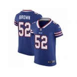 Nike Buffalo Bills #52 Preston Brown Royal Blue Team Color Men Stitched NFL Vapor Untouchable Elite Jersey