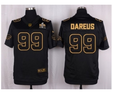 Nike Buffalo Bills #99 Marcell Dareus Black Pro Line Gold Collection Jersey[Elite]