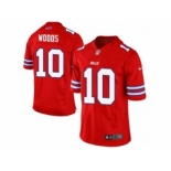 nike nfl jerseys buffalo bills #10 woods red[Elite]