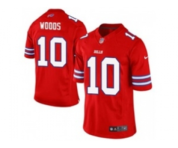 nike nfl jerseys buffalo bills #10 woods red[Elite]