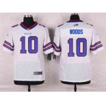 nike nfl jerseys buffalo bills #10 woods white[Elite]