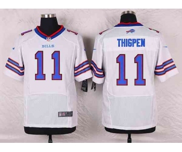 nike nfl jerseys buffalo bills #11 thigpen white[Elite][thigpen]