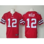 nike nfl jerseys buffalo bills #12 jim kelly red[Elite]