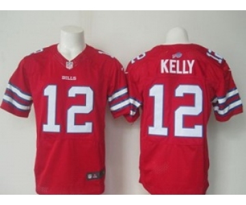 nike nfl jerseys buffalo bills #12 jim kelly red[Elite]