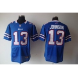 nike nfl jerseys buffalo bills #13 johnson blue[elite]