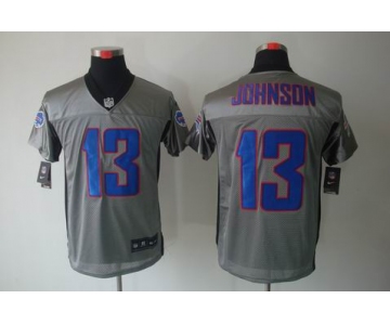 nike nfl jerseys buffalo bills #13 johnson grey[Elite shadow]