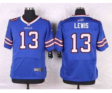 nike nfl jerseys buffalo bills #13 lewis blue[new Elite][lewis]