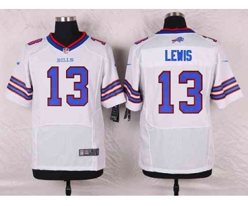 nike nfl jerseys buffalo bills #13 lewis white[new Elite][lewis]