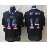 nike nfl jerseys buffalo bills #14 watkins black[Elite USA flag fashion][watkins]